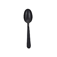 Safety Zone Teaspoon Heavyweight Polypro Ebony, Case Of 1000 (CPPHWTSBKE1)