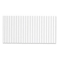 Pacon Corobuff Corrugated Paper Roll, 48" x 25 ft, White (0011011)