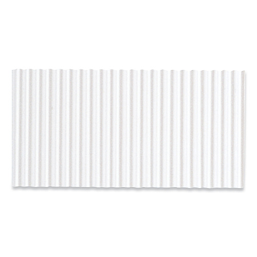 Pacon Corobuff Corrugated Paper Roll, 48" x 25 ft, White (0011011)