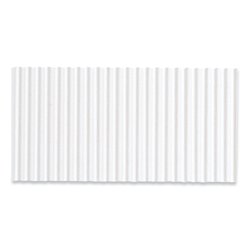Pacon Corobuff Corrugated Paper Roll, 48" x 25 ft, White (0011011)