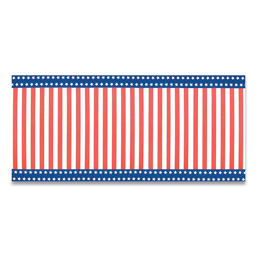 Pacon Corobuff Corrugated Paper Roll, 48" x 25 ft, Stars and Stripes (0019841)
