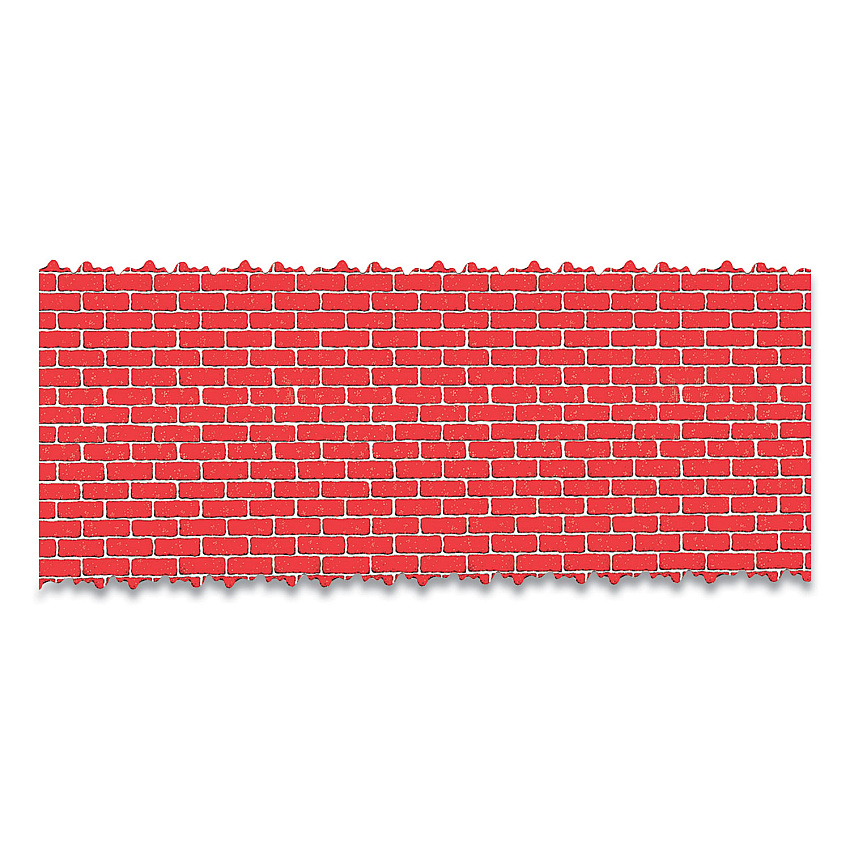 Pacon Corobuff Corrugated Paper Roll, 48" x 25 ft, Holiday Brick (0012511)