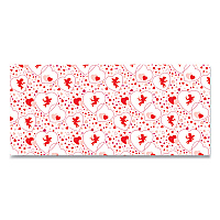 Pacon Corobuff Corrugated Paper Roll, 48" x 25 ft, Cupids Hearts (0012111)