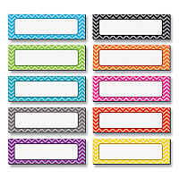 Teacher Created Resources Chevron Labels Magnetic Accents, Chevron Labels, 1.5