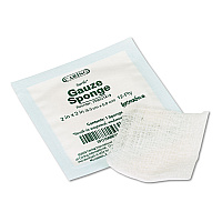 Medline Caring Woven Gauze Sponges, Sterile, 12-Ply, 2 x 2, 2,400/Carton (PRM21419)