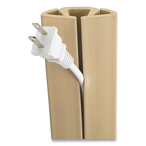 UT Wire Cord Protector and Concealer, 2.6" x 5 ft, Beige (UTWCP501BG)