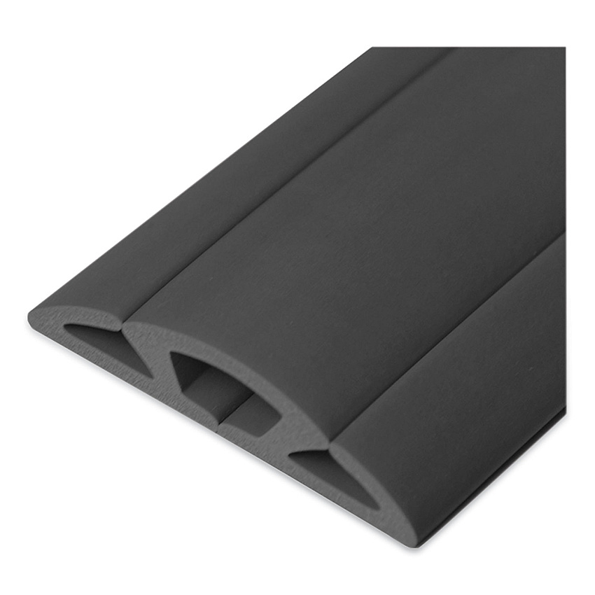UT Wire Cord Protector and Concealer, 2.6" x 5 ft, Gray (UTWCP501GY)