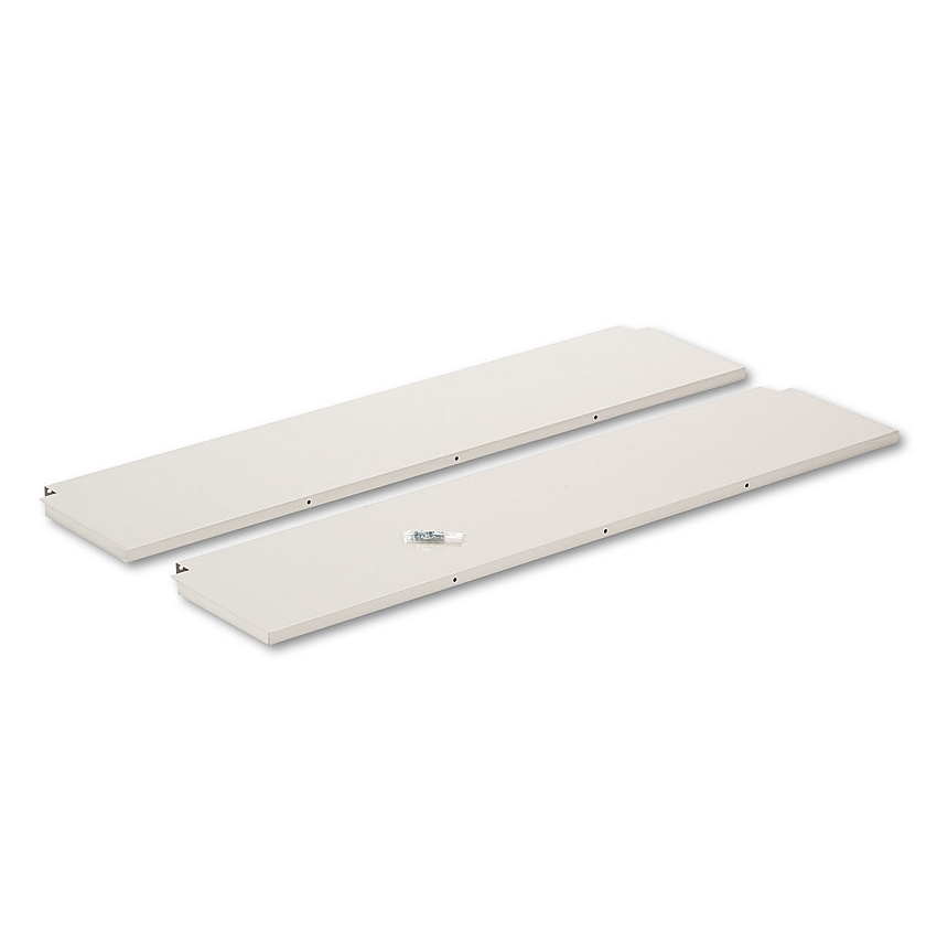 Safco Kwik-File Mailflow-To-Go Shelf for 60" Wide Table, 56w x 25.5d, Pebble Gray (SLF60PG)