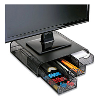 Mind Reader Perch Monitor Stand and Desk Organizer, 13