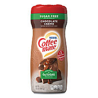 Coffee-mate Sugar Free Chocolate Creme Powdered Creamer, 10.2 oz, 6/Carton (59573CT)