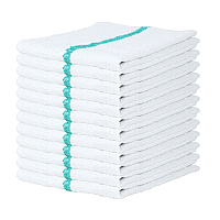 Qwick Wick Bar Mop Towel 30oz Green Stripe - Case Of 60 (N030-GR-5DZ)