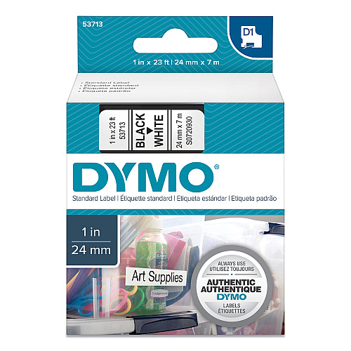 DYMO Self-Adhesive Name Badge Labels, 2.25" x 4", White, 250 Labels/Box (30857)