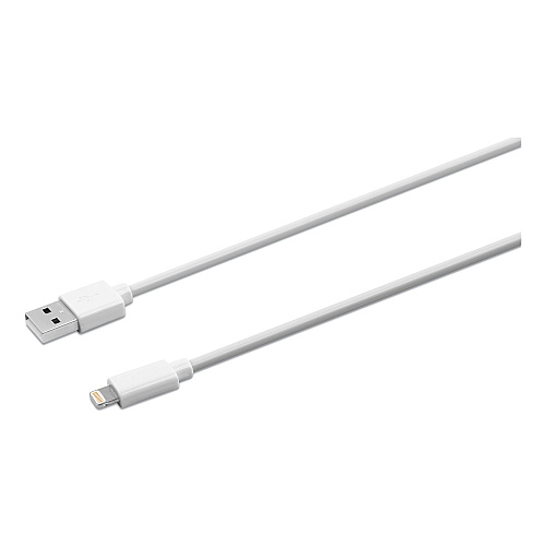 Innovera USB Apple Lightning Cable, 6 ft, White (30020)