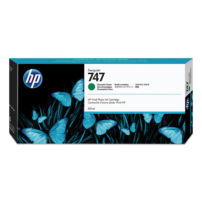 HP 747, (P2V84A) Chromatic Green Original Ink Cartridge
