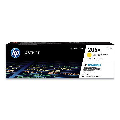 HP 206A, (W2112A) Yellow Original LaserJet Toner Cartridge