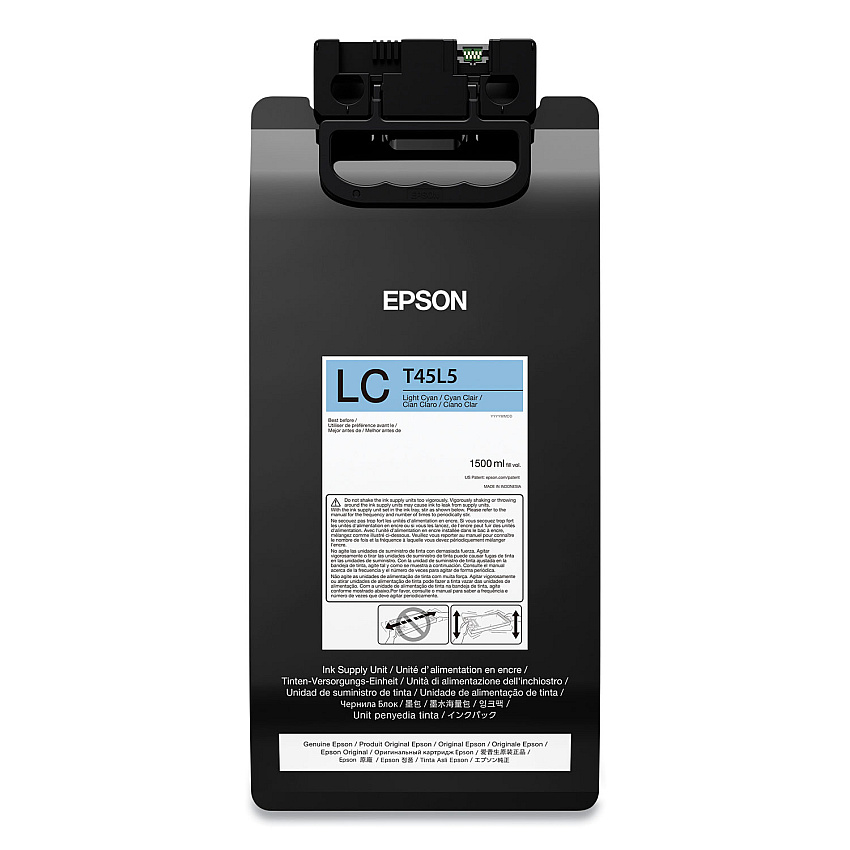 Epson T45L520 UltraChrome GS3 Ink, 1,500 mL, Light Cyan
