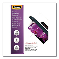 Fellowes SuperQuick Thermal Laminating Pouches, 3 mil, 9