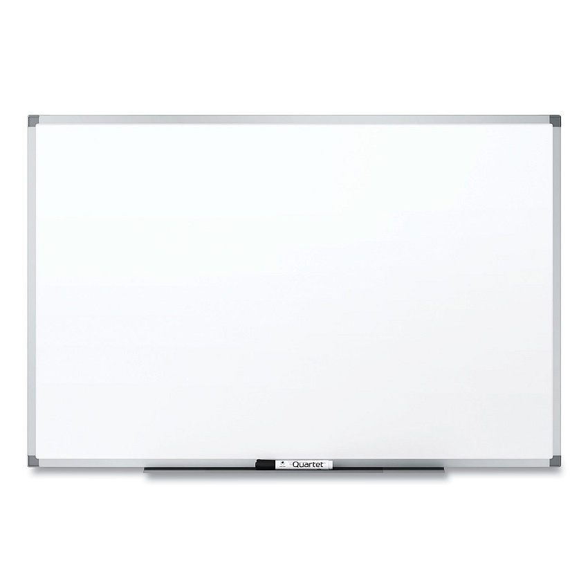 3M Porcelain Dry Erase Boards, Widescreen, 72 x 48, White Surface, Aluminum Frame (DEP7248A)