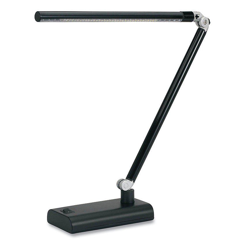 V-Light LED Desk Lamp, 7w x 3.5d x 14.5h, Black (VSL392N)