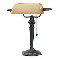 V-Light Incandescent Desk Lamp, 6.5w x 6.5d x 16h, Oil Rubbed Bronze (CAVS91045BRZ)