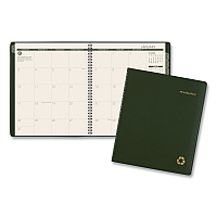 AT-A-GLANCE Recycled Monthly Planner, 11 x 9, Green Cover, 13-Month: Jan 2026 to Jan 2027 (70260G60)