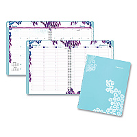 AT-A-GLANCE Wild Washes Weekly/Monthly Planner, Flora and Fauna Artwork, 11 x 8.5, Blue Cover, 13-Month: Jan 2026 to Jan 2027 (523905)