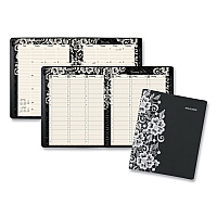 AT-A-GLANCE Lacey Weekly Block Format Professional Appointment Book, Lacey Artwork, 11 x 8.5, Black/White, 13-Month: Jan 2026 to Jan 2027 (541905)