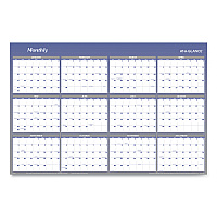AT-A-GLANCE Vertical/Horizontal Erasable Quarterly/Monthly Wall Planner, 32 x 48, 12-Month (Jan to Dec): 2026 (A1152)
