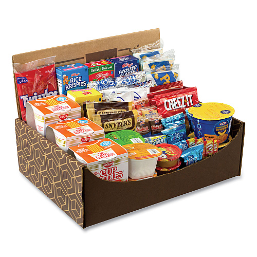 Snack Box Pros Dorm Room Survival Snack Box, 55 Assorted Snacks/Box (70000014)