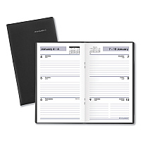AT-A-GLANCE DayMinder Weekly Pocket Planner, 6 x 3.5, Black Cover, 12-Month (Jan to Dec): 2026 (SK4800)