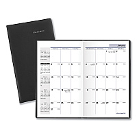 AT-A-GLANCE DayMinder Pocket-Sized Monthly Planner, Unruled Blocks, 6 x 3.5, Black Cover, 14-Month: Dec 2025 to Jan 2027 (SK5300)