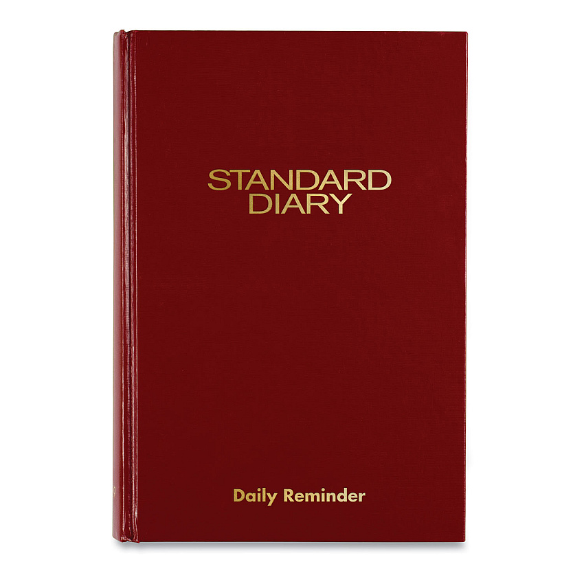 AT-A-GLANCE Standard Diary Daily Reminder Book, 2026 Edition, Medium/College Rule, Red Cover, (201) 8.25 x 5.75 Sheets (SD38913)