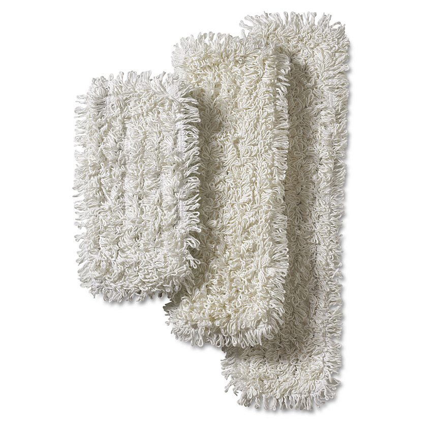 Easy Scrub Plus Flat Mop, Polyester/rayon, We, 5 1/2w X 18l, 10/pk, 4 Pk/ct