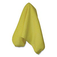 Impact Premium Weight Microfiber Dry Cloths, 16 x 16, Yellow, 12/Pack (LFK700PK)