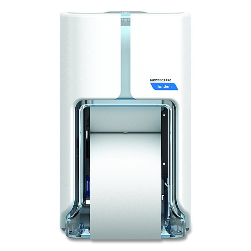 Cascades Tandem No Touch High Capacity Bath Tissue Dispenser, 7 x 6.6 x 12, White (C311)
