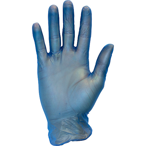 Safety Zone Vinyl Powder Free 3 Mil Gloves Blue 2xl - Case Of 1000 (GVP9-2X-1-BL)