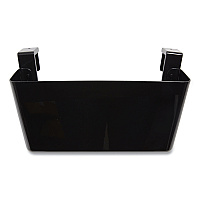 TRU RED Unbreakable Plastic Wall File, Letter Size, 13" x 3.69" x 7.17", Black (24380820)