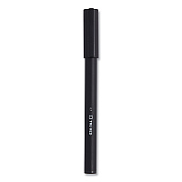 TRU RED Quick Dry Gel Pen, Stick, Medium 0.7 mm, Black Ink, Black Barrel, Dozen (24377020)