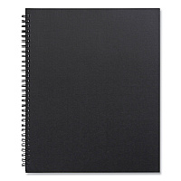 TRU RED Wirebound Soft-Cover Project-Planning Notebook, 1-Subject, Project-Management Format, Black Cover, (80) 11 x 8.5 Sheets (24377299)