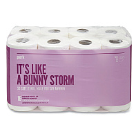 Perk&reg; Ultra Soft Toilet Paper, 2-Ply, 54 Sheets, 16 Rolls (PRK24380330)