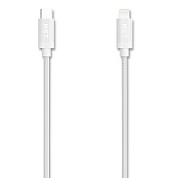 NXT Technologies Braided Apple Lightning Cable to USB-C Cable, 6 ft, White (24411020)
