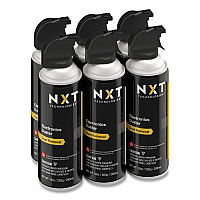NXT Technologies Electronics Air Duster, 10 oz Can, 6/Pack (24401447)
