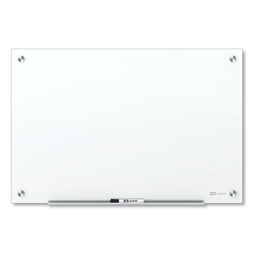 Quartet Brilliance Glass Dry-Erase Boards, 72 x 48, White Surface (G27248W)
