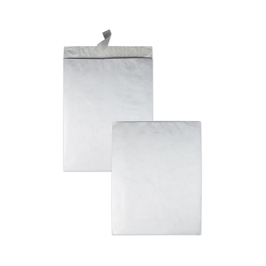 Survivor Heavyweight 18 lb Tyvek Catalog Mailers, Square Flap, Redi-Strip Adhesive Closure, 18 x 23, White, 25/Box (R5121)