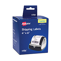 Avery Multipurpose Thermal Labels, 4 x 6, White, 220/Roll (4156)