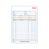 TOPS Sales Order Book, Two-Part Carbonless, 7.94 x 5.56, 50 Forms Total (46500)