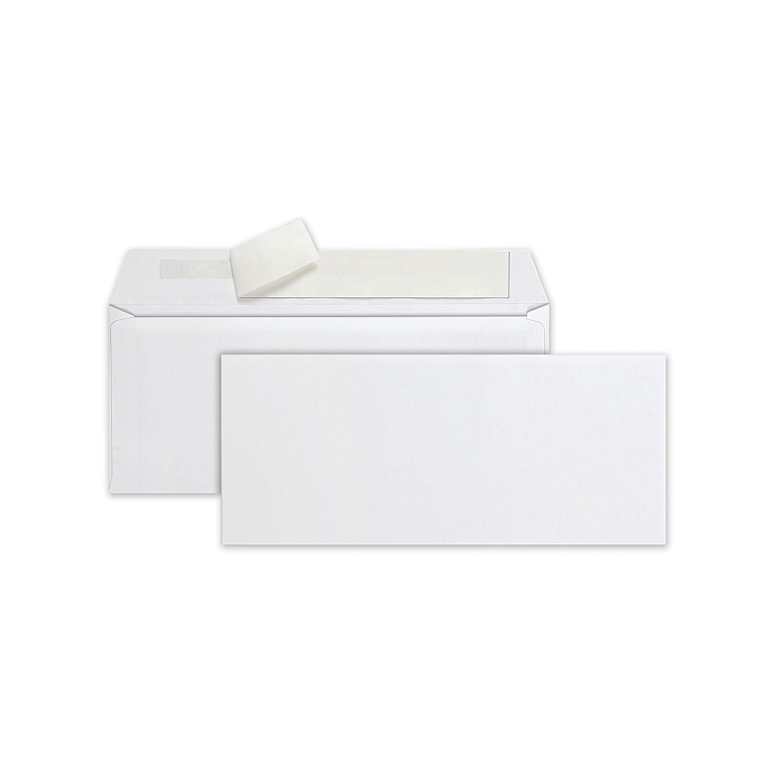 Quality Park Redi-Strip Envelope, #10, Commercial Flap, Redi-Strip Heat-Resistant Adhesive Closure, 4.13 x 9.5, White, 500/Box (69022)