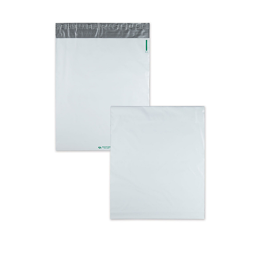 Quality Park Redi-Strip Poly Expansion Mailer, #5 1/4, Square Flap, Redi-Strip Adhesive Closure, 13 x 16, White, 100/Carton (46393)