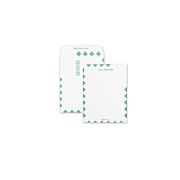 Quality Park Redi-Seal Catalog Envelope, Air Mail, #13 1/2, Cheese Blade Flap, Redi-Seal Adhesive Closure, 10 x 13, White, 100/Box (54395)