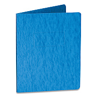 Oxford Two-Prong Pressboard Report Covers, Two-Prong Fastener, 3" Capacity, 8.5 x 11, Blue/Blue, 5/Pack (99401EE)